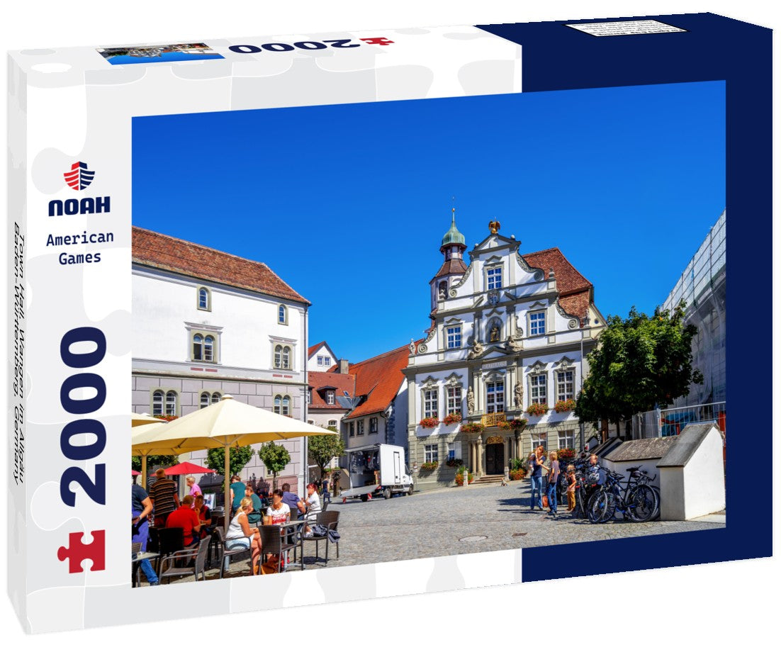 Noah Jigsaw Puzzle Town Hall, Wangen im Allgäu, Baden-Württemberg, Germany 2000 Pieces