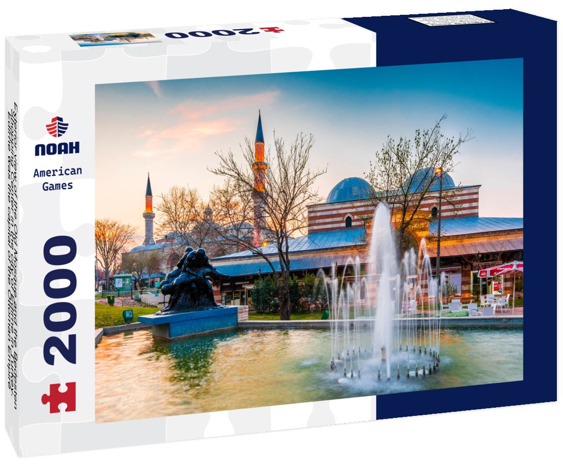 Noah Jigsaw Puzzle Exterior view of the Old Mosque and the Bedesten Shopping Center in the city of Edirne in Turkey. Edirne was the capital of the Ottoman Empire 2000 Pieces