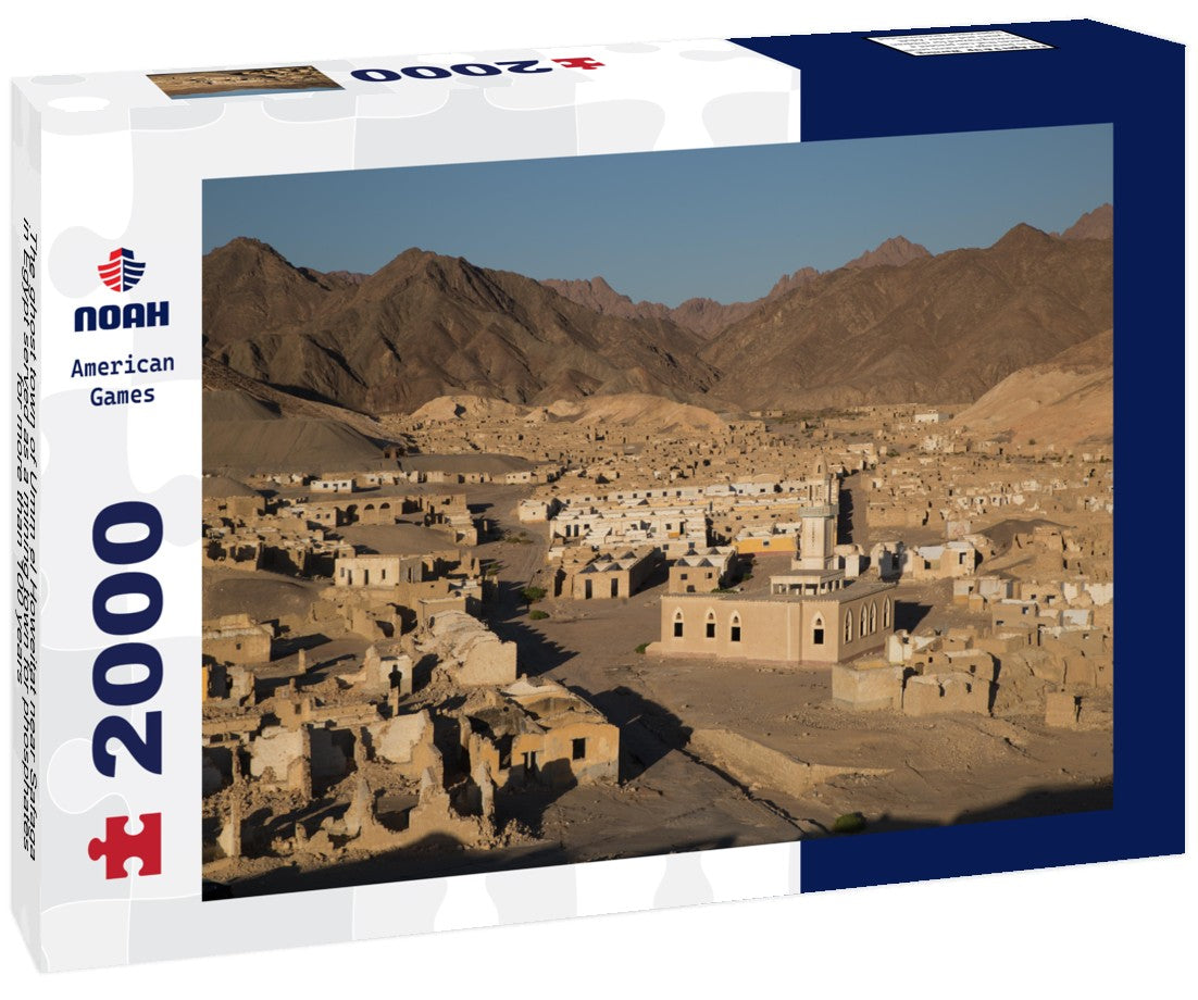 Noah Jigsaw Puzzle The ghost town of Umm el Howeitat near Safaga in Egypt served as a mining town for phosphates for more than 100 years 2000 Pieces
