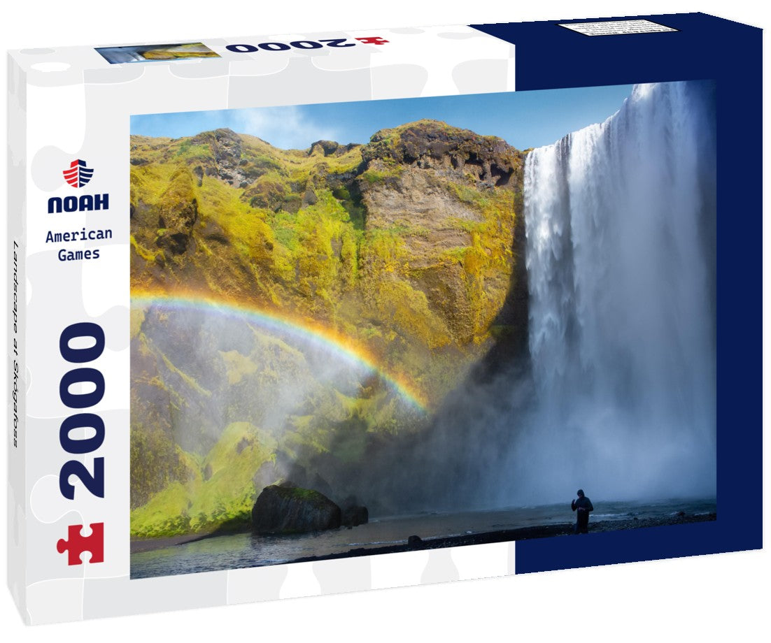 Noah Jigsaw Puzzle Landscape at Skógafoss 2000 Pieces