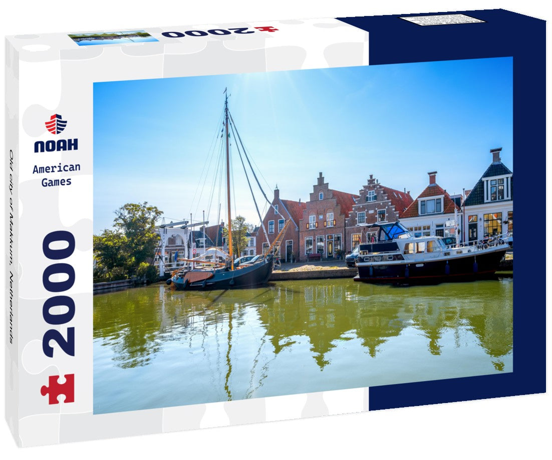 Noah Jigsaw Puzzle Old city of Makkum, Netherlands 2000 pieces