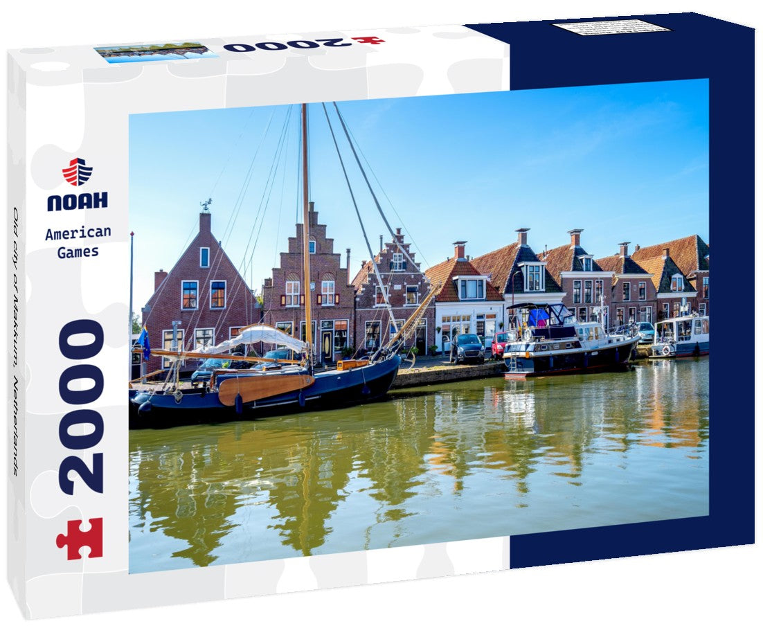 Noah Jigsaw Puzzle Old city of Makkum, Netherlands 2000 pieces