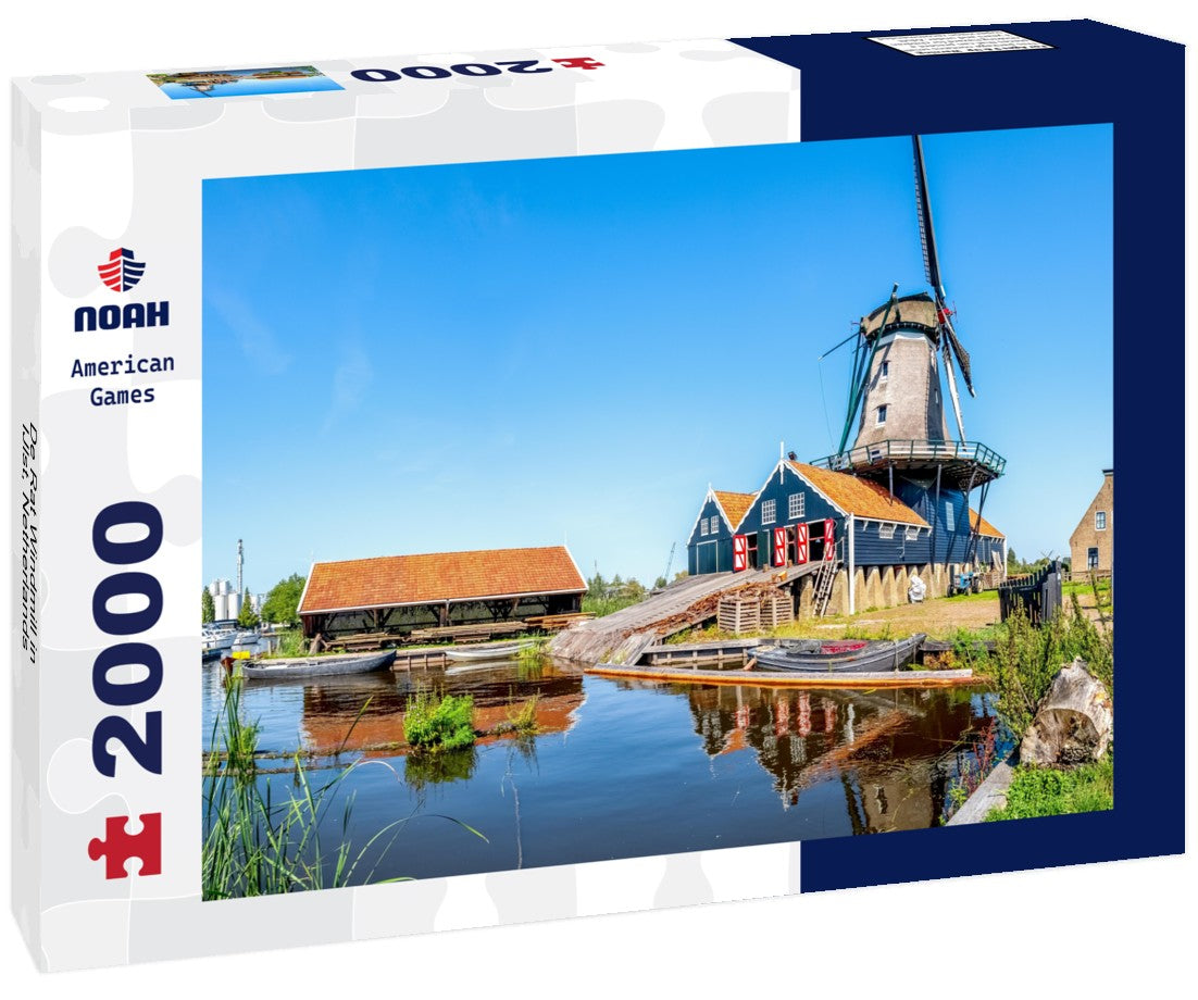 Noah Jigsaw Puzzle De Rat Windmill in IJlst, Netherlands 2000 pieces