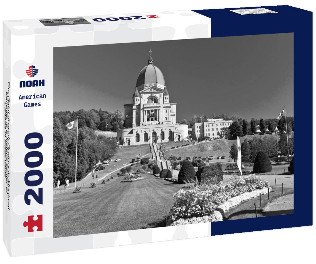 Noah Jigsaw Puzzle The Saint Joseph Oratory in Montreal, Canada, is a historic center of Canada in black white 2000 pieces