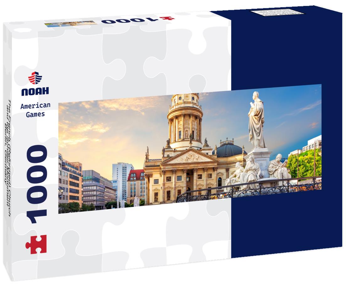 Noah Jigsaw Puzzle The French (Reformed) Church and the Schiller Monument, Berlin, Germany panorama 1000 pieces