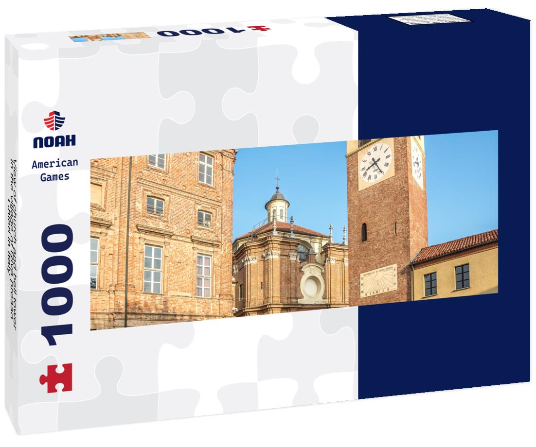 Noah Jigsaw Puzzle View of church and bell tower in the village of Riva presso Chieri in Italy panorama 1000 pieces