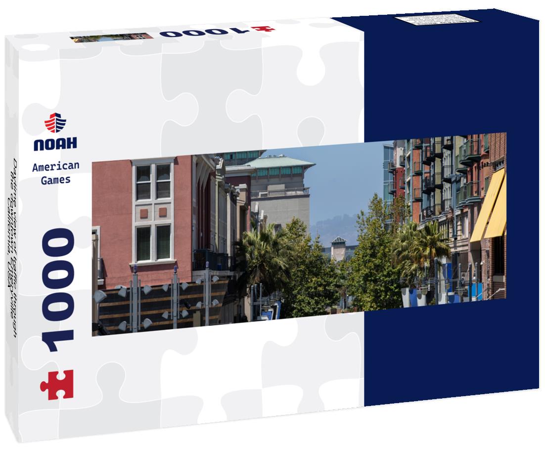 Noah Jigsaw Puzzle Daytime view of traffic through the downtown Emeryville, California, USA panorama 1000 pieces