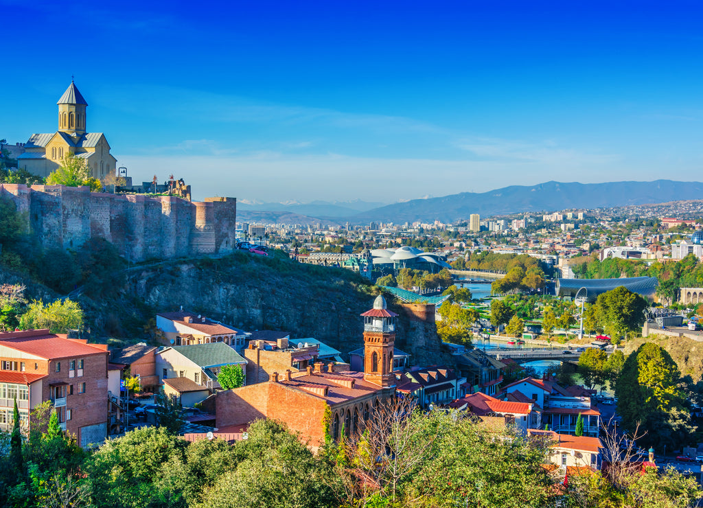 Panoramic view of Tbilisi, Georgia