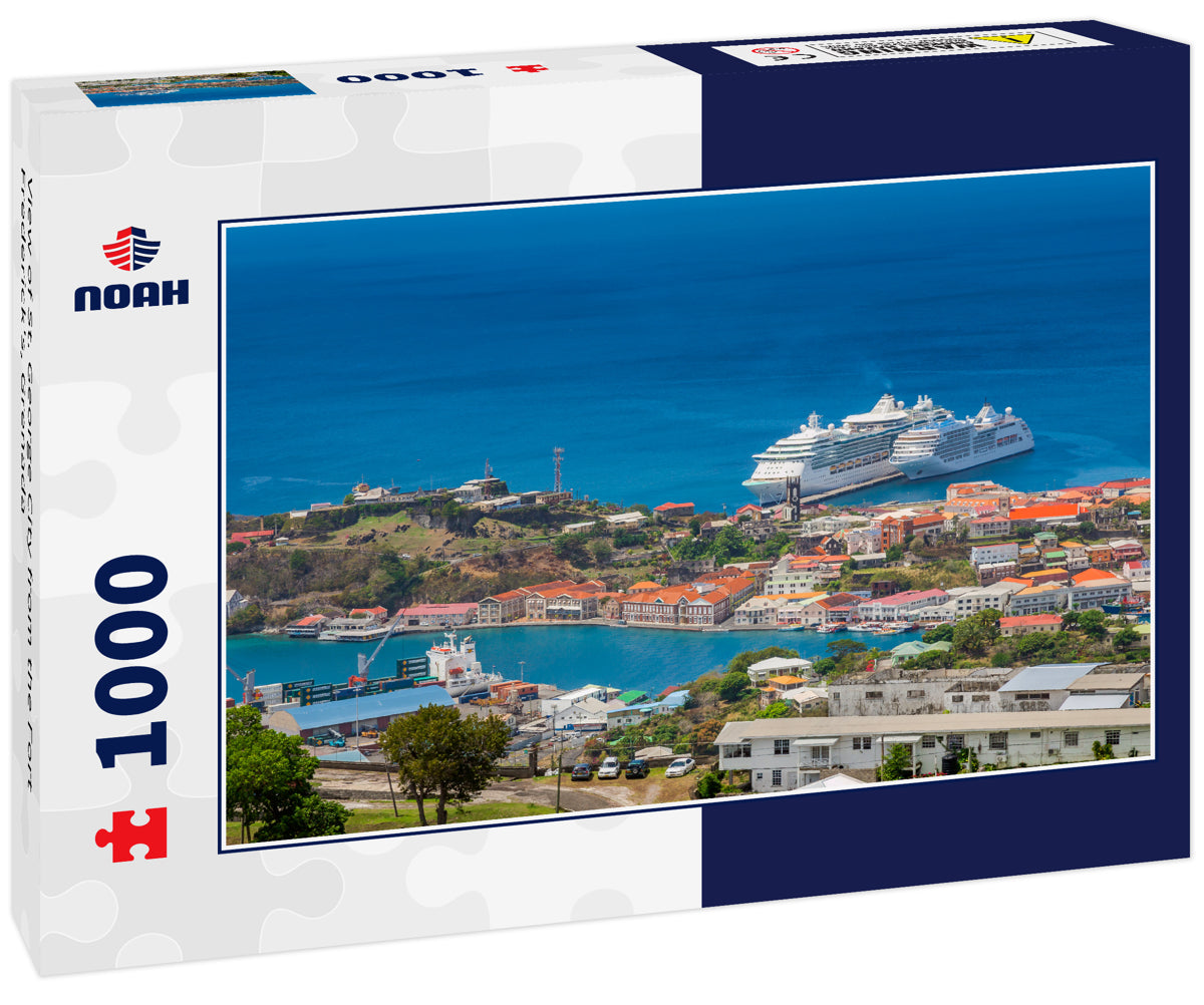 View of St. George City from the Fort Frederick's, Grenada