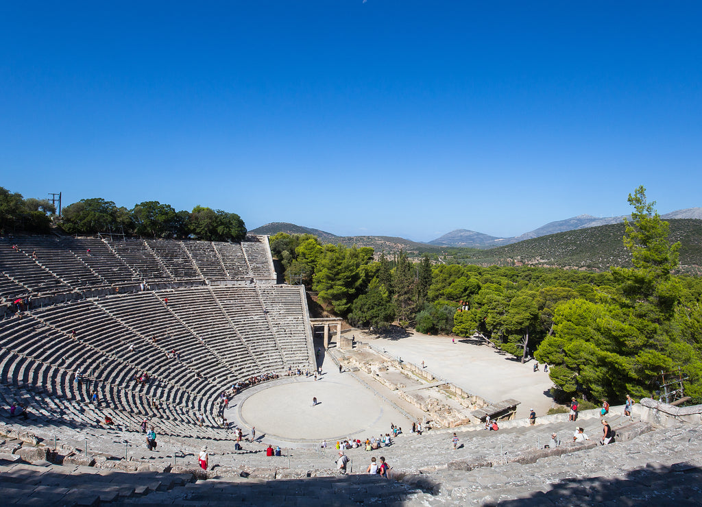 Theatre of Epidaurus, Peloponnese, Greece