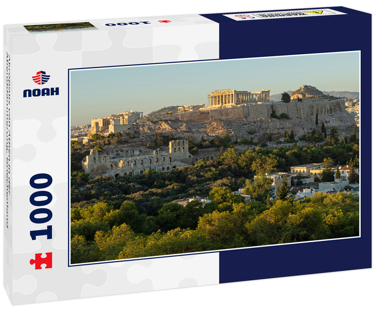 Akropolis von Athen in der Abenddämmerung, Griechenland