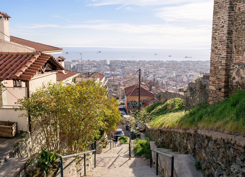 Panoramic view of Thessaloniki, Greece
