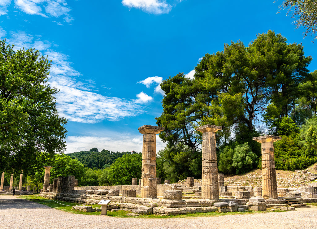 Archaeological Site of Olympia in Greece