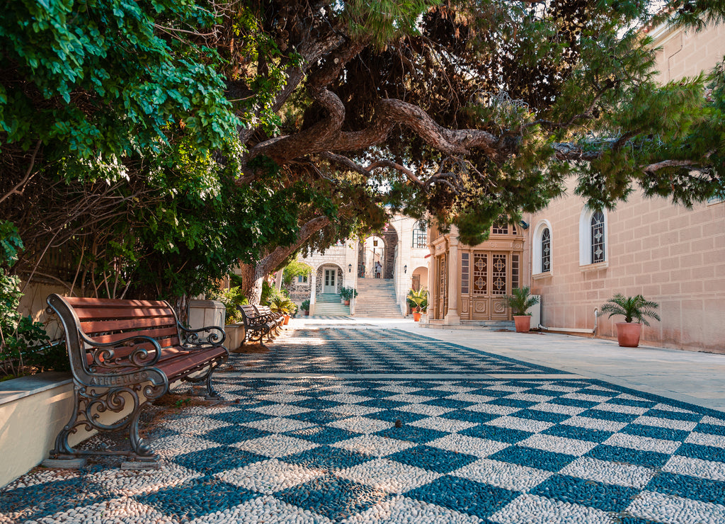 Syros, Greece casual photos from city streets and buildings at summer light