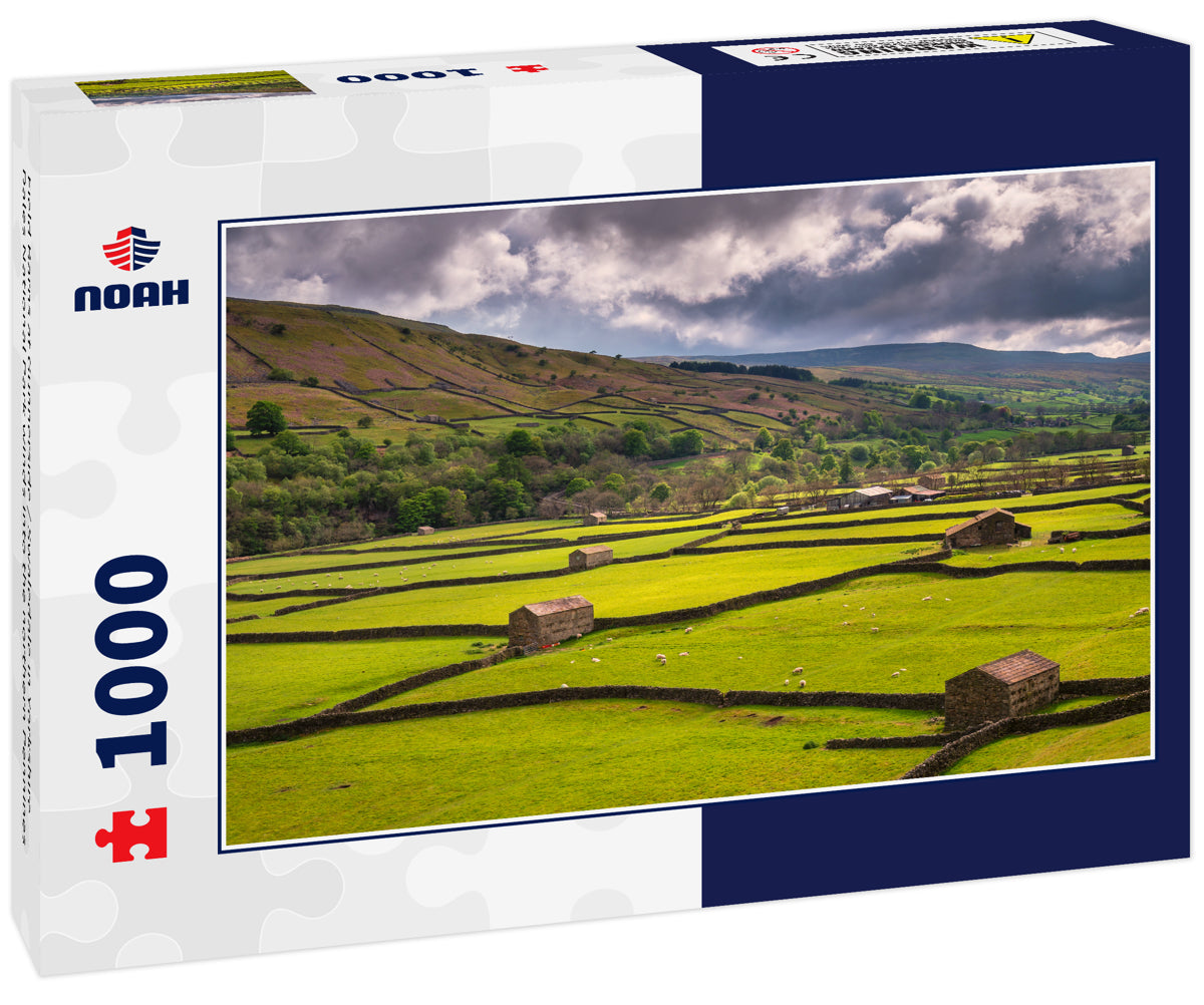 Field Barns at Gunnerside / Swaledale in Yorkshire Dales National Park winds into the northern Pennines