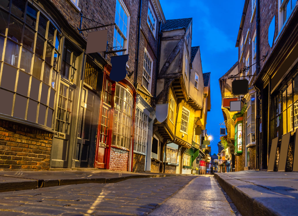 York shambles sunset