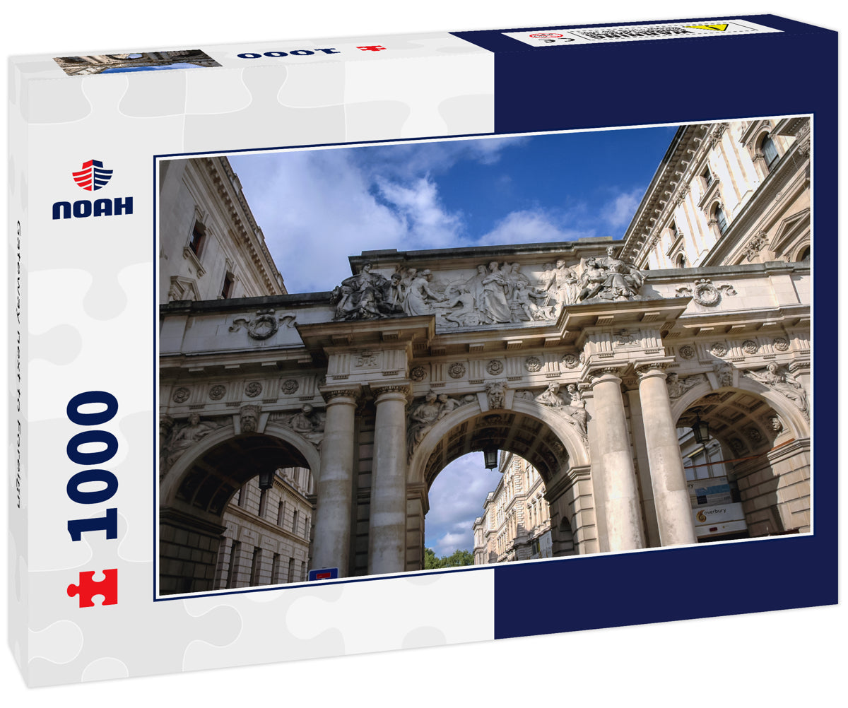 Gateway next to Foreign & Commonwealth Office building in London city, UK