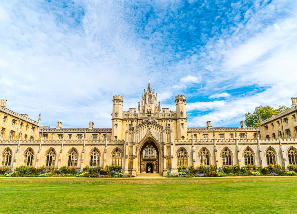Beautiful Architecture St. John's College in Cambridge