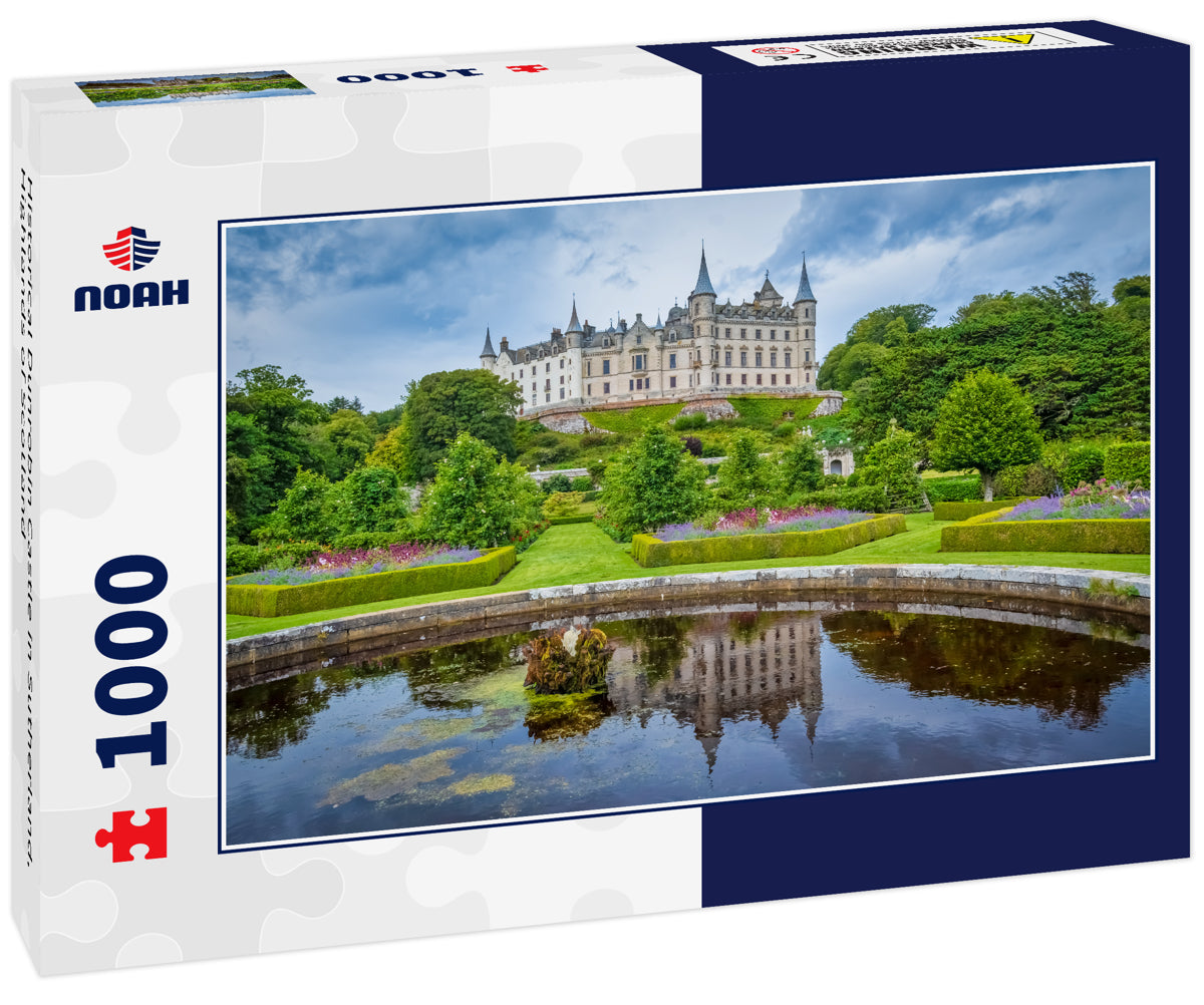 Historical Dunrobin Castle in Sutherland, Highlands of Scotland