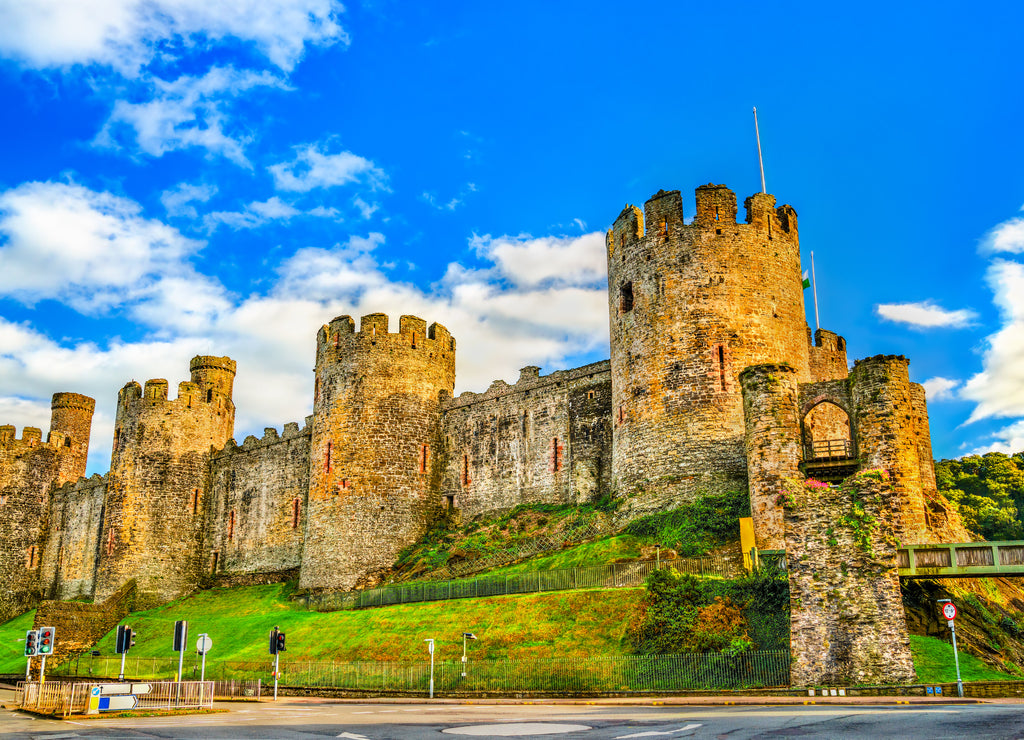 Conwy Castle in Wales, United Kingdom