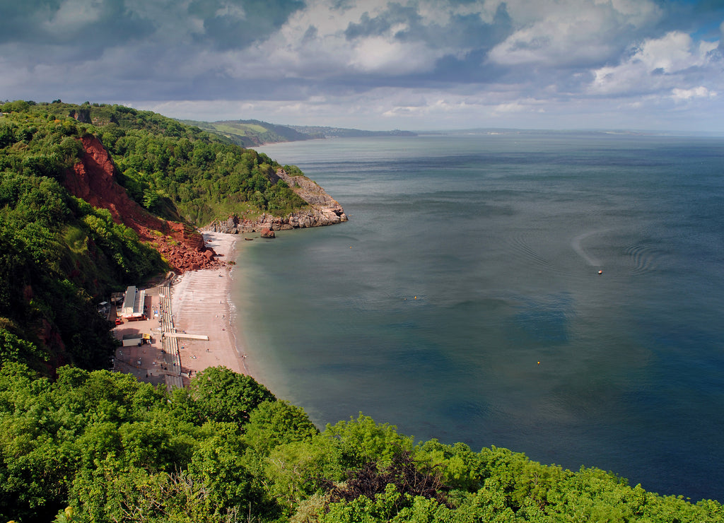 Oddicombe Beach, Babbacombe Bay, Devon, England