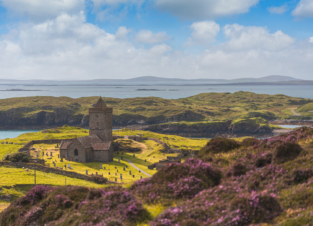 St Clements Church near Roghadal south of Leverburgh, Isle of Harris, Outer Hebrides, Scotland