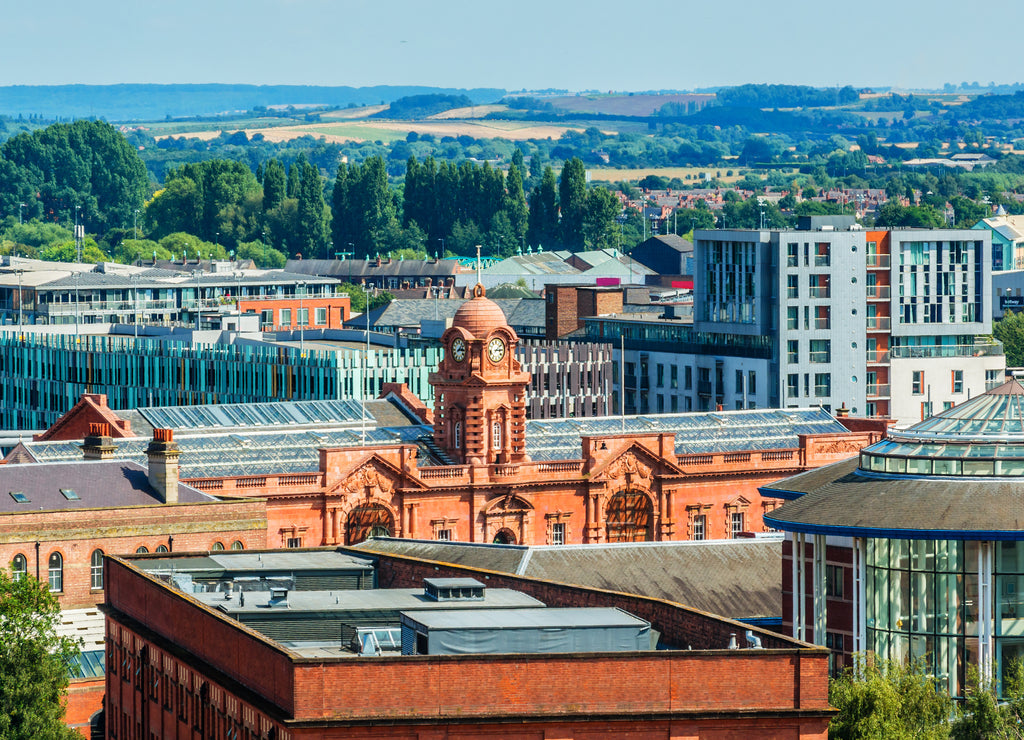 Nottingham skyline. England, UK