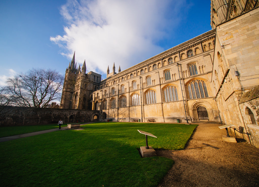 Old Peterborough cathedral park, United kingdom