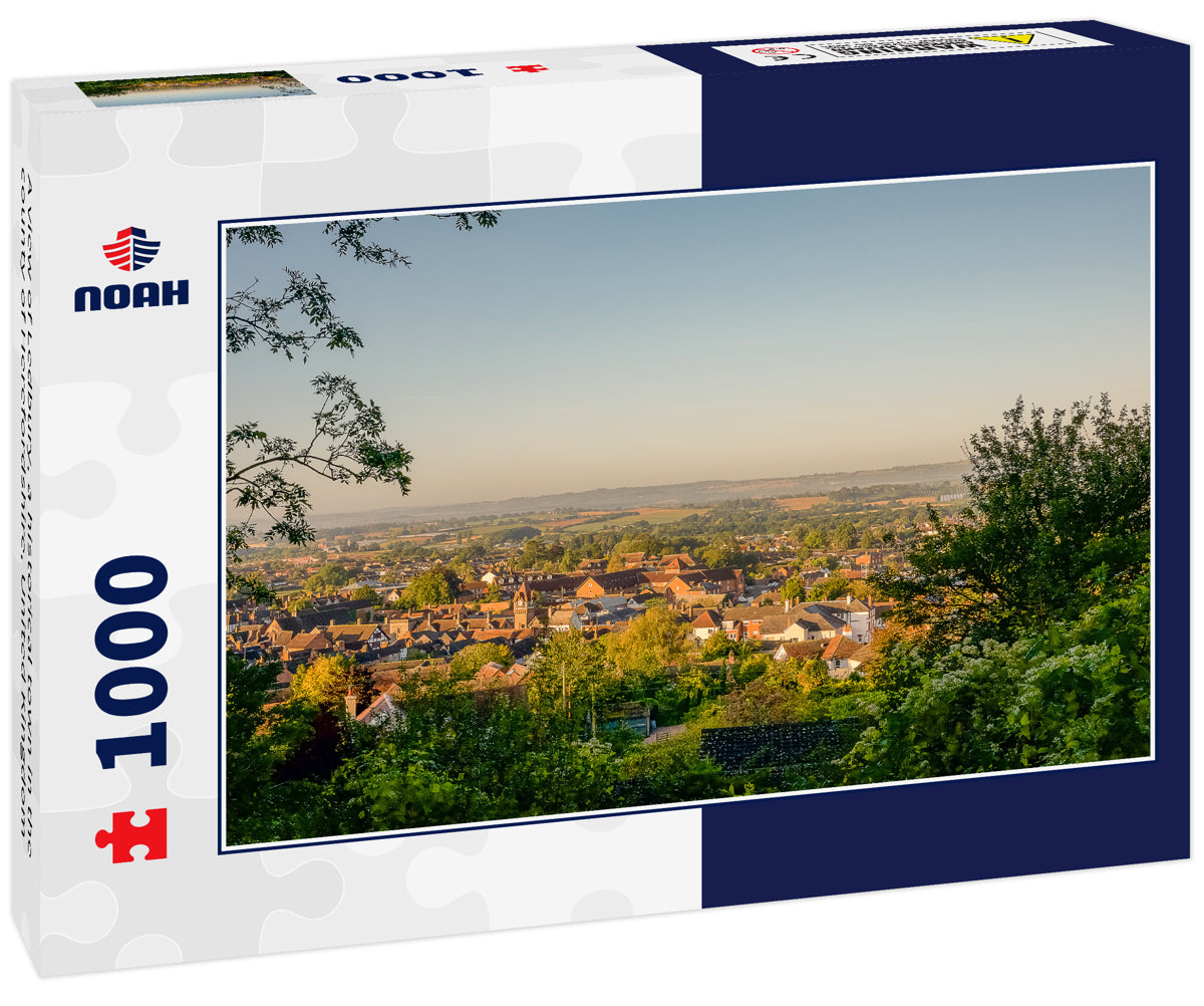 A view of Ledbury, a historical town in the county of Herefordshire, United Kingdom