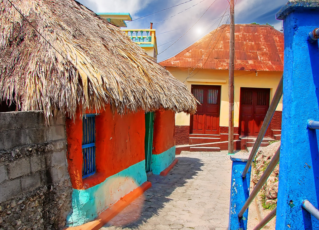 Flores streets, Guatemala