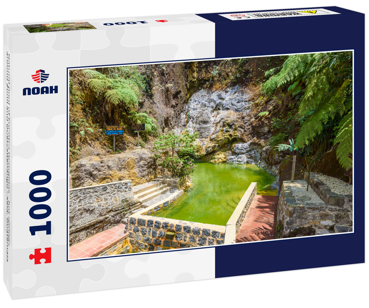 Natural pool of Fuentes Georginas - hot springs around Zunil and Quetzaltenango - Xela, Guatemala