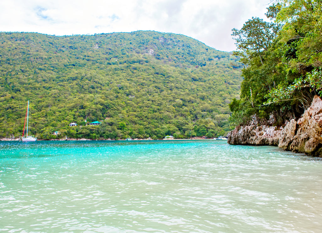 Beach and tropical resort, Labadee island, Haiti