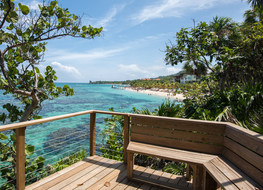 View of West Bay Roatan, Honduras