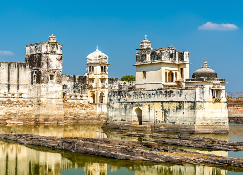 Maharani Shri Padmini Mahal, a palace at Chittorgarh Fort. UNESCO world heritage in Rajastan, India