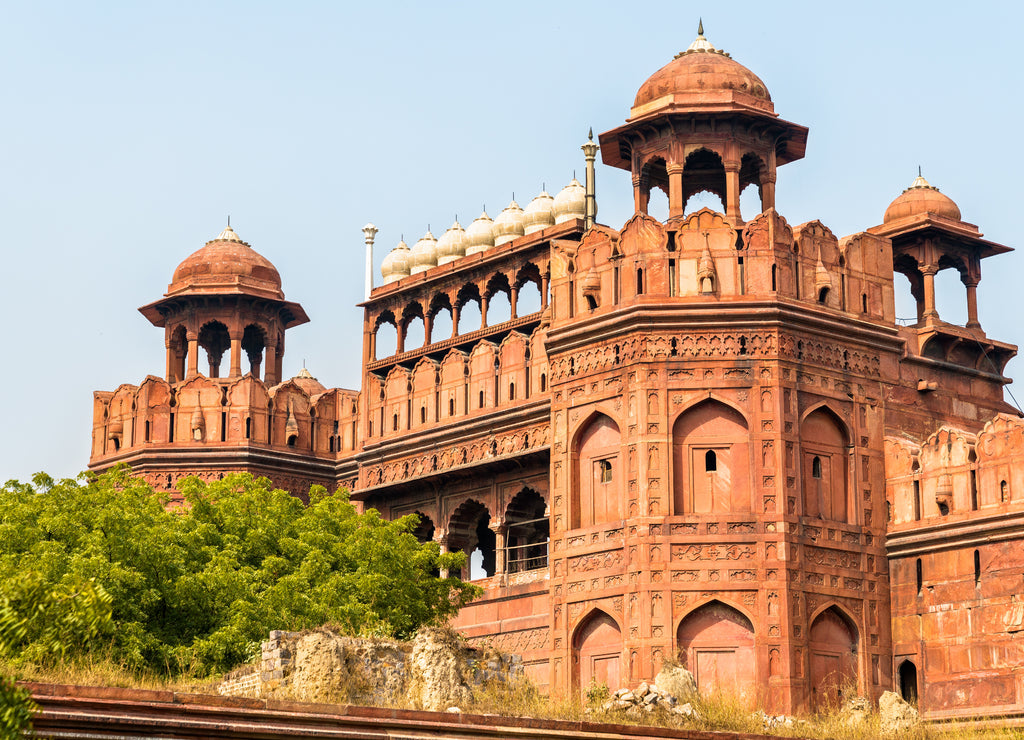 Delhi Gate of Red Fort in Delhi, India