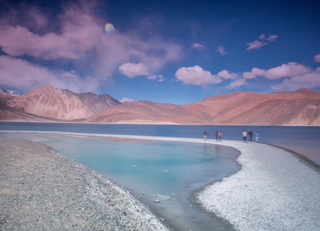 Pangong Tso lake in Ladakh, India