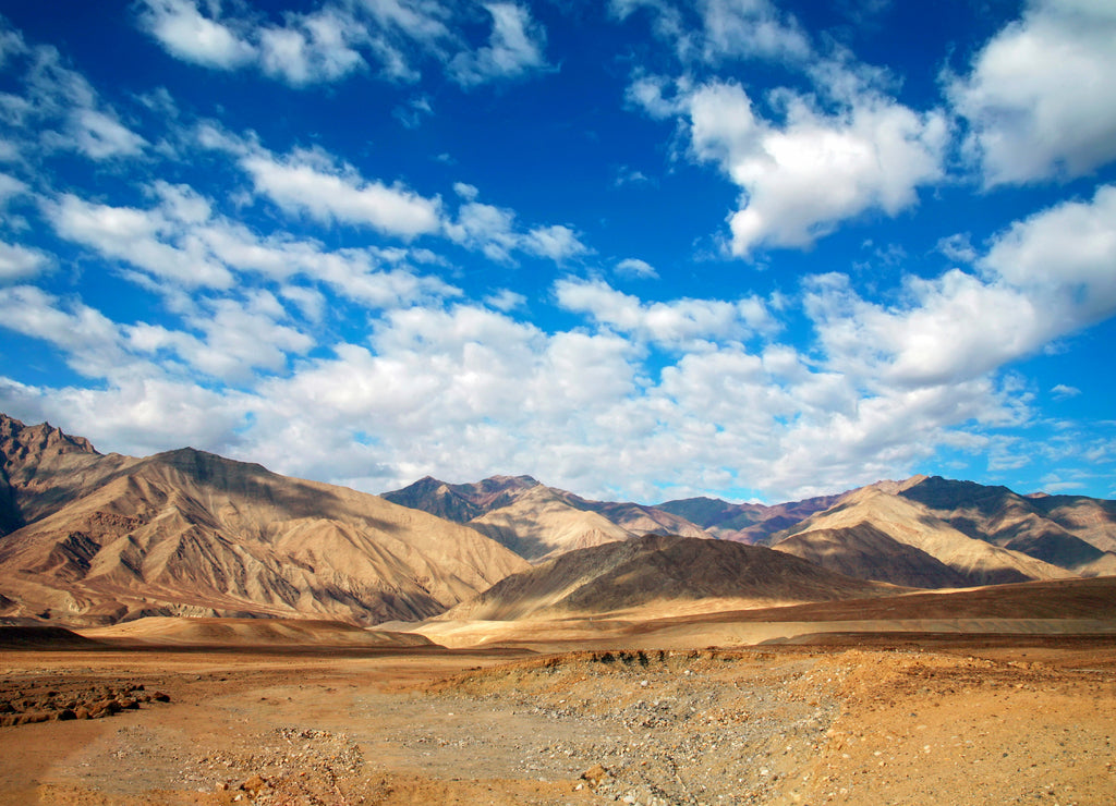 Beautiful himalayan view of ladakh region (Manali - Leh Road), Ladakh, Kashmir, India