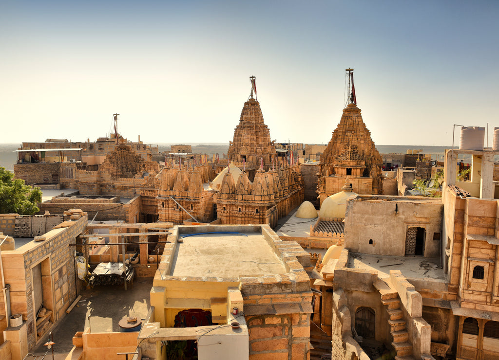 Jain Temple in Jaisalmer Fort, Rajasthan, India