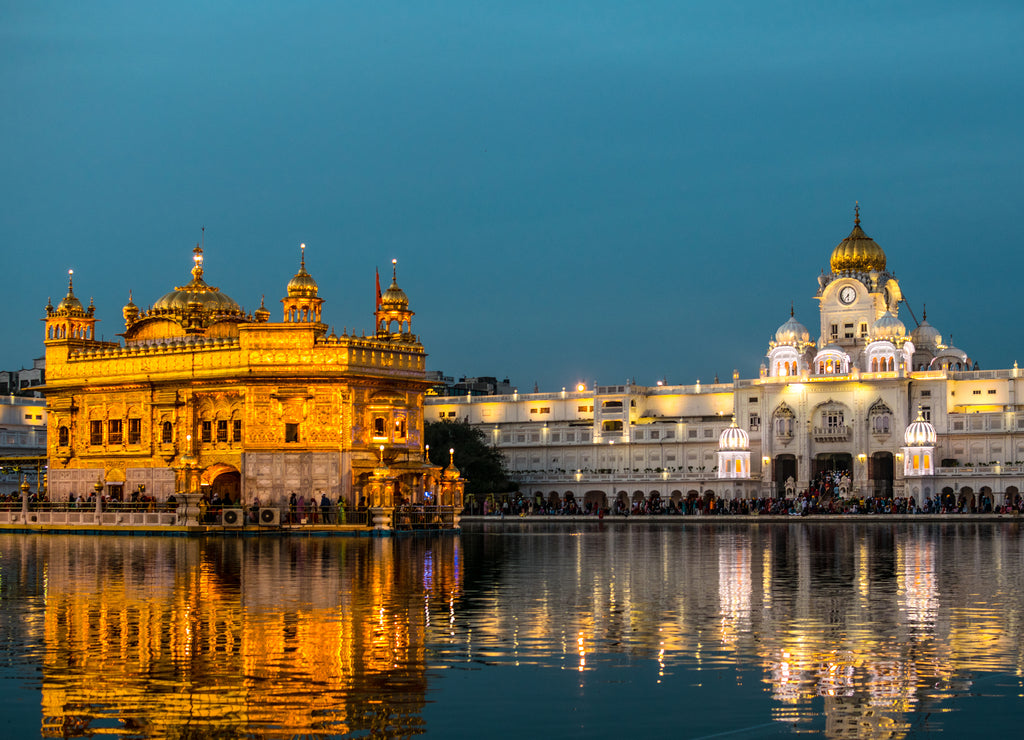 The Golden Temple, also known as Harmandir Sahib, meaning "everyone's temple or house" or Darbar Sahib, meaning "exalted court", is a Gurdwara located in the city of Amritsar, Punjab, India