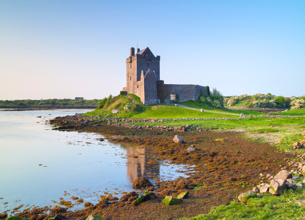 Dunguaire castle at sunset, Co. Galway, Ireland