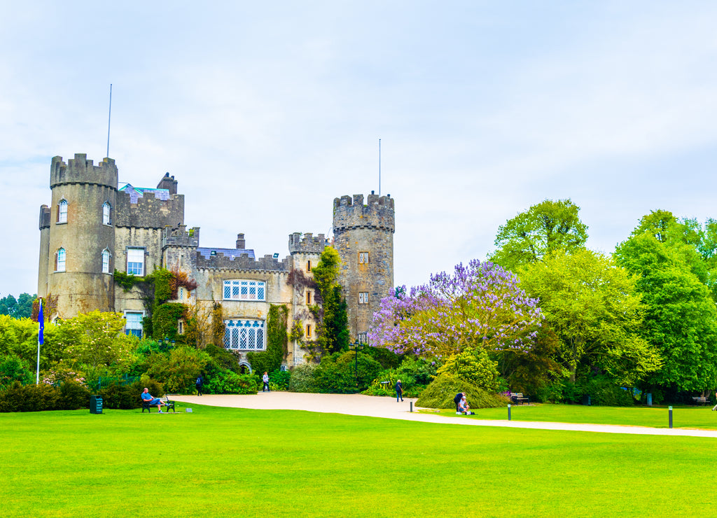 Malahide castle in Ireland