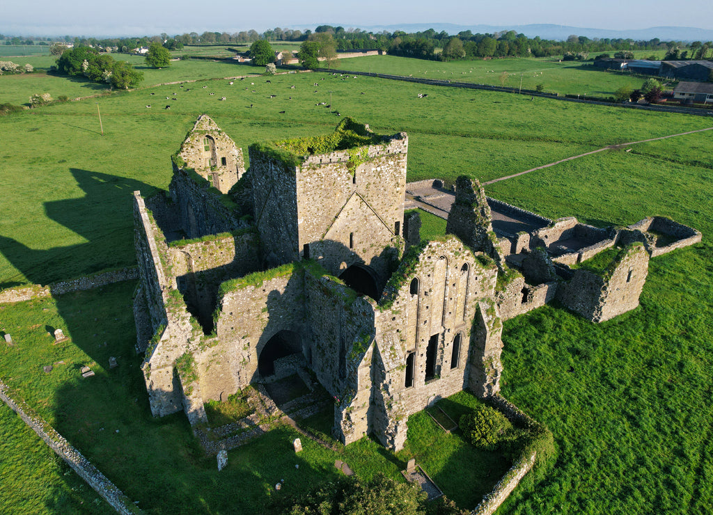 Hore Abbey, a ruined Cistercian monastery near the Rock of Cashel, County Tipperary, Republic of Ireland