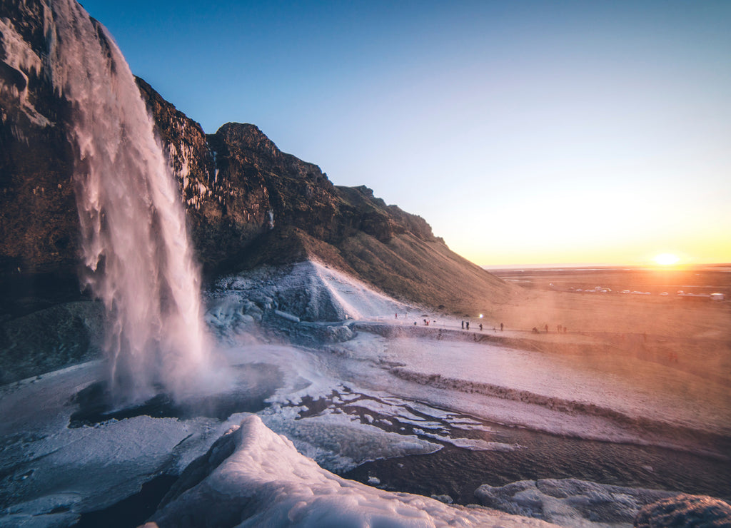 Waterfall in Iceland