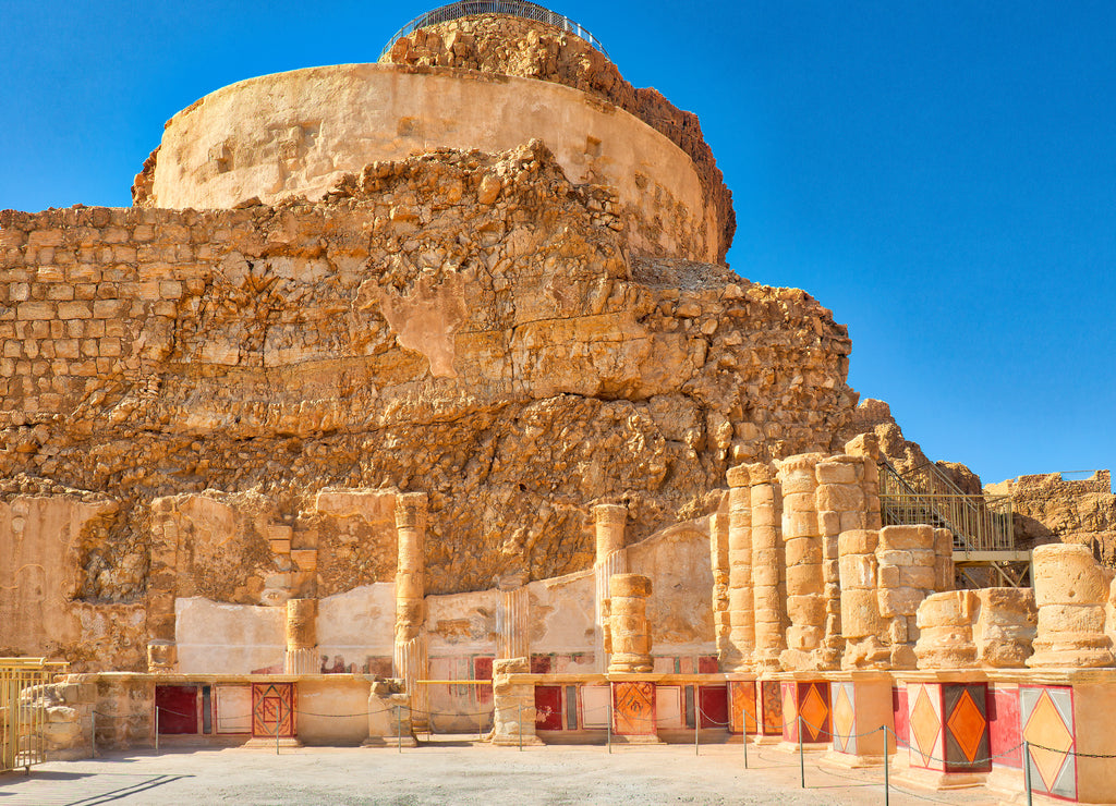 The palace of King Herod's Masada