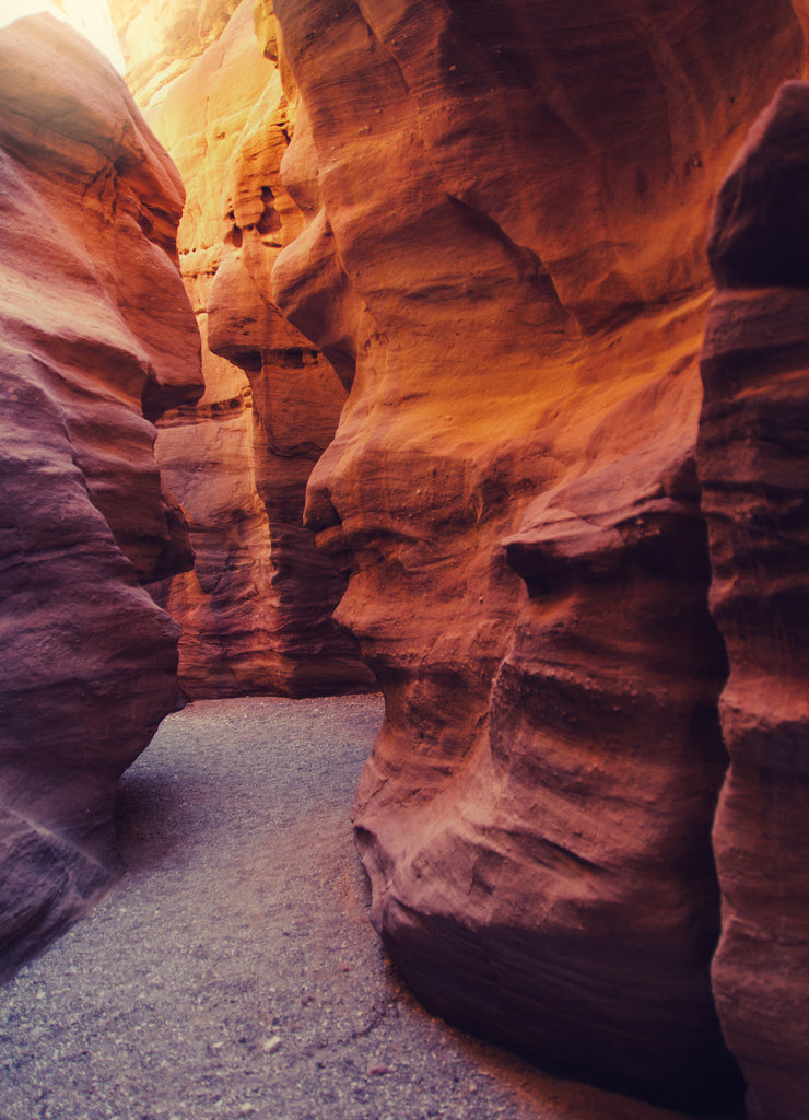The Red Canyon. Geological attraction in the Eilat Mountains, Israel