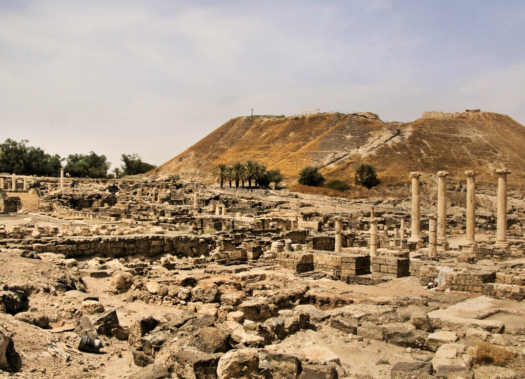 A view of Beit Shean in Israel