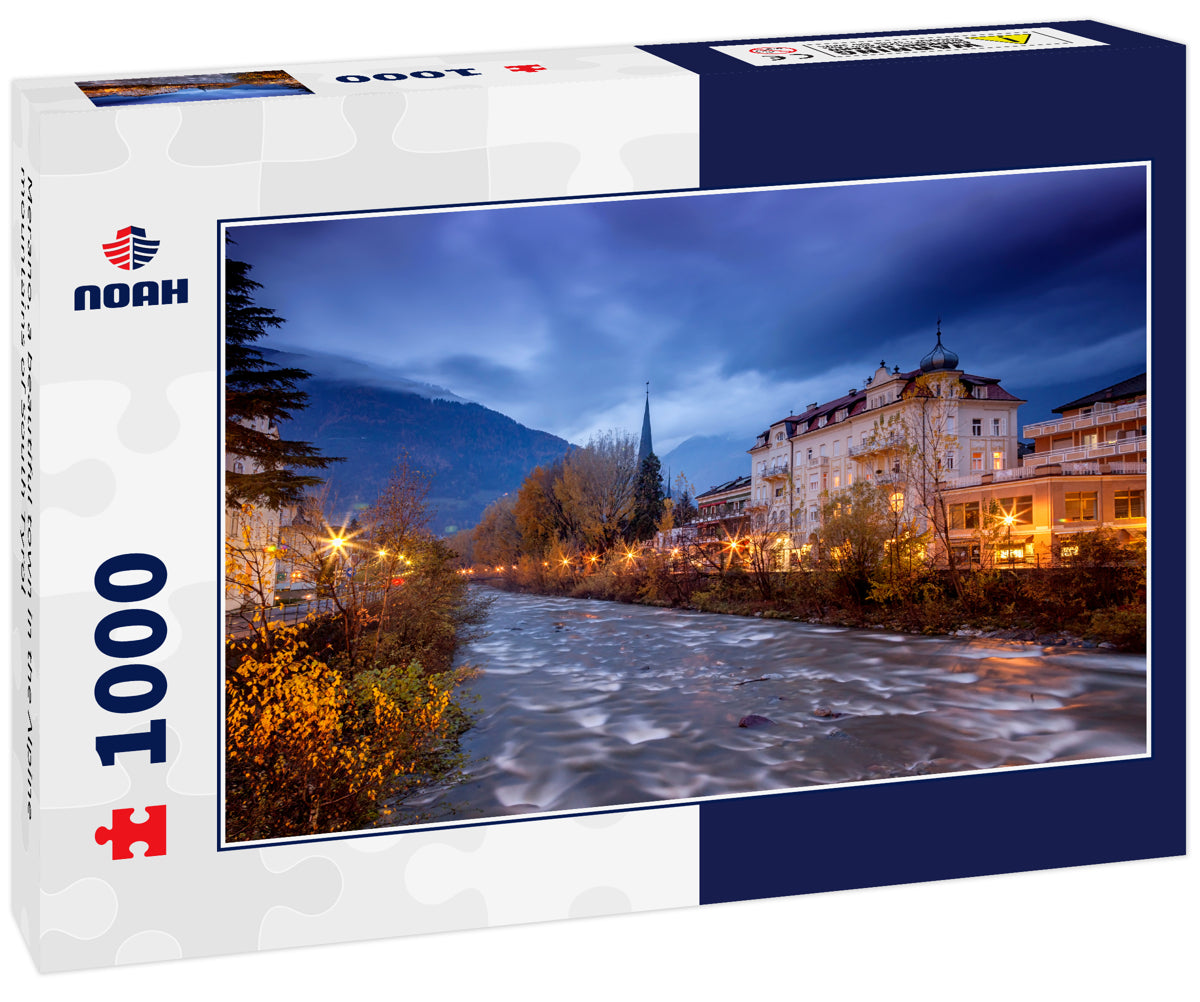 Merano, a beautiful town in the Alpine mountains of South Tyrol