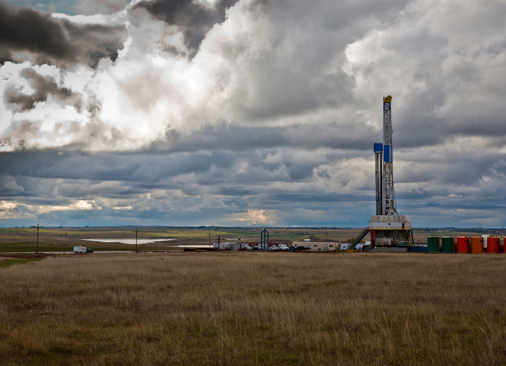 North Dakota midwest Drilling rig