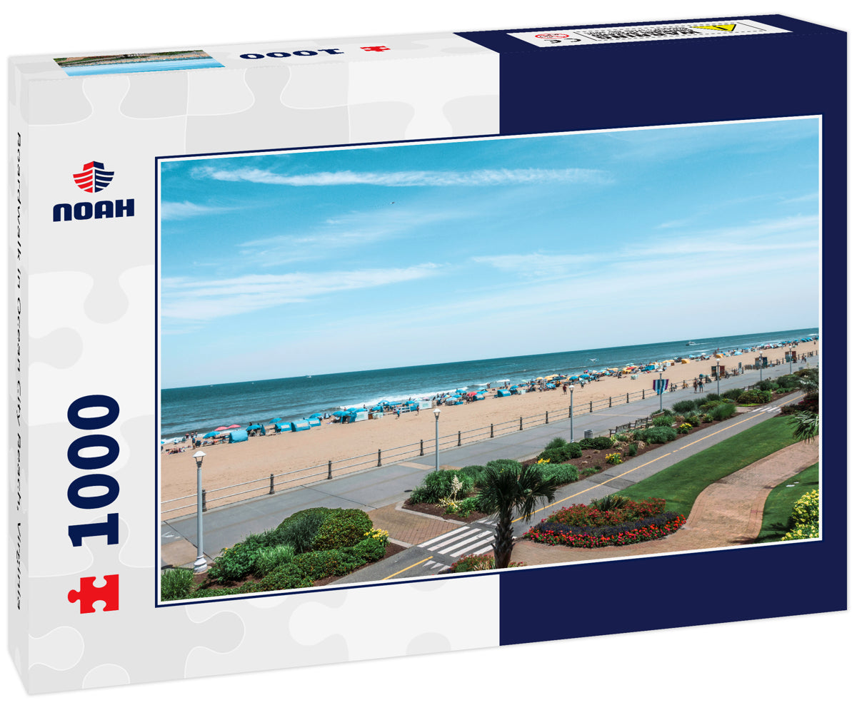 Boardwalk in Ocean City Beach, Virginia