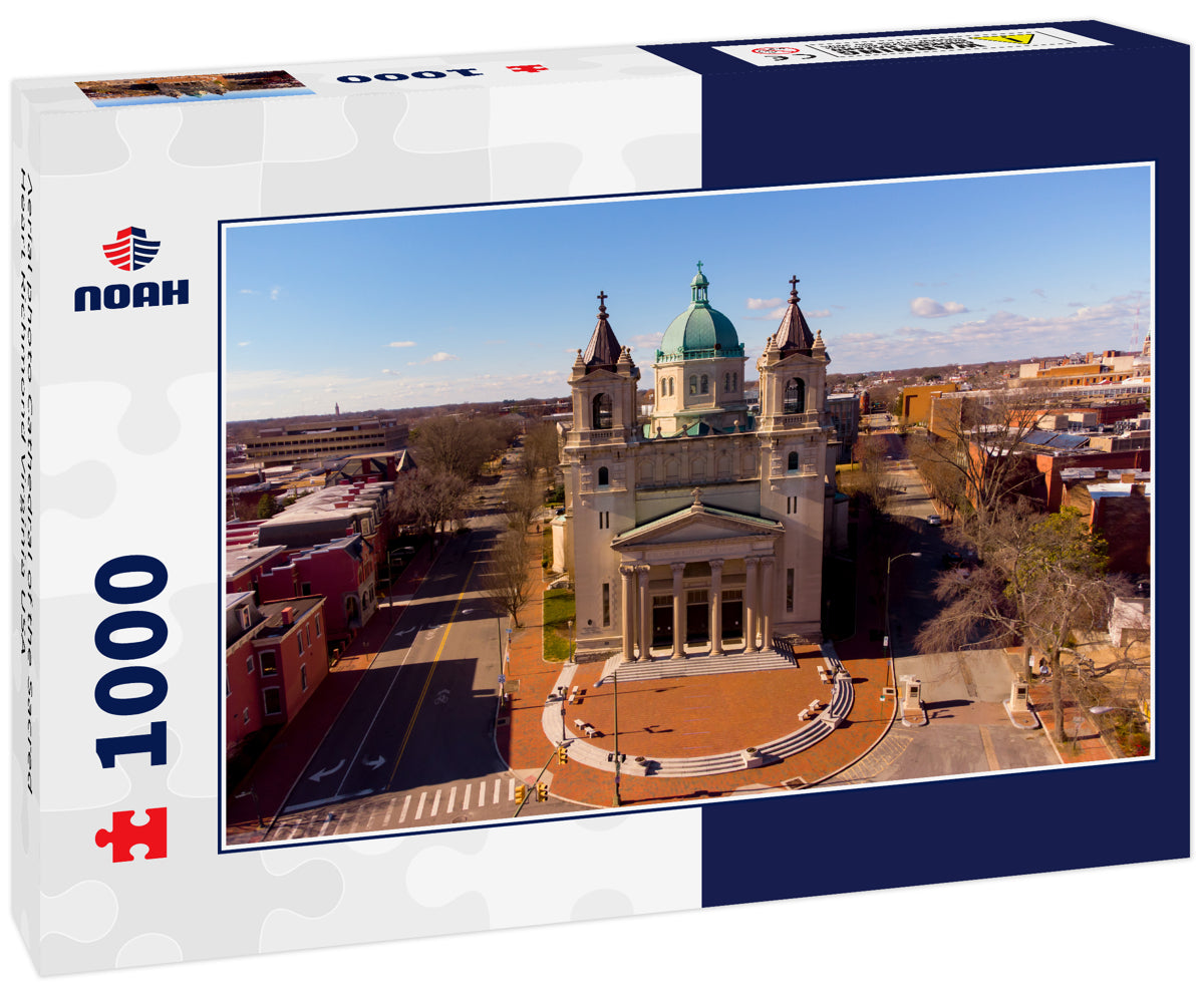 Aerial photo Cathedral of the Sacred Heart Richmond Virginia USA